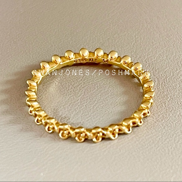 Pandora 14k Gold Floral Elegance Ring